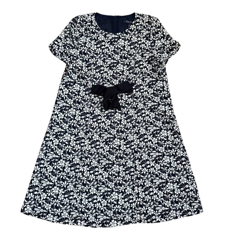 Brooks Brothers Girl's Floral Blue White A-Line Dress Size 16 NWOT Easter School